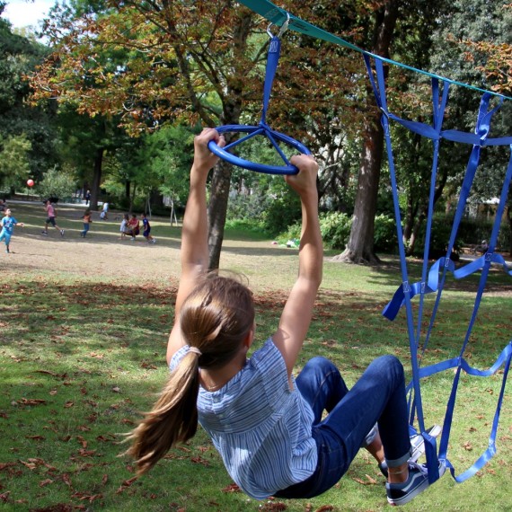 Roue suspendue - Ninja Slackline