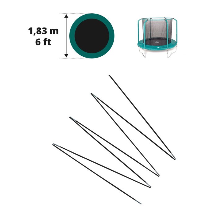 Arc en fibre de verre pour filet Oxygen Ø 183
