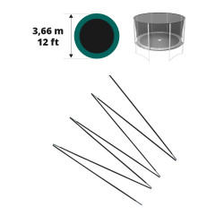 Archi in fibra di vetro per Jump'Up e Booster Ø 366