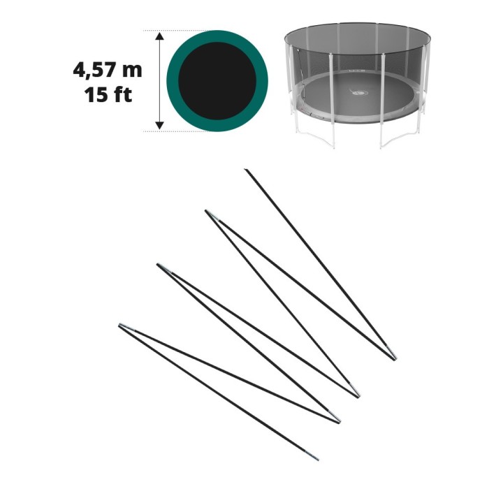 Archi in fibra di vetro per Jump'Up e Booster Ø 457