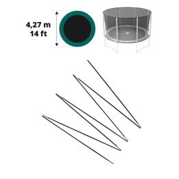 Archi in fibra di vetro per Jump'Up e Booster Ø 427