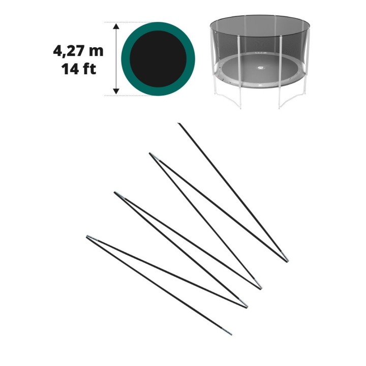 Archi in fibra di vetro per Jump'Up e Booster Ø 427