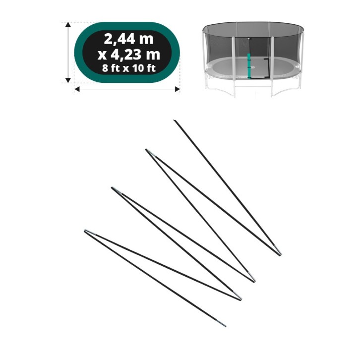 Archi in fibra di vetro per Ovalì 430
