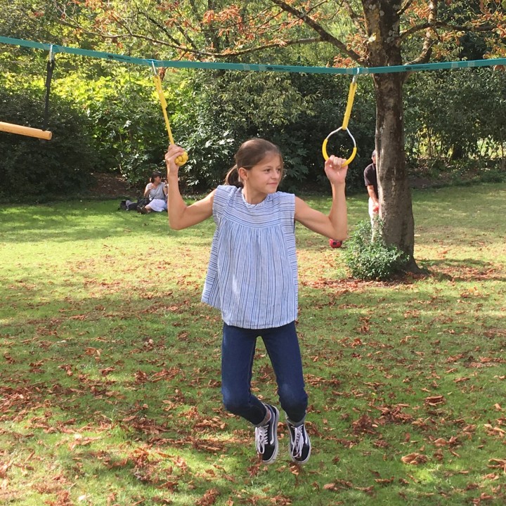 Boule en corde - Parcours Ninja