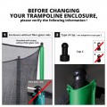 Rete tessile per trampolino Ø 366 con cinghie Rete tessile per trampolino Ø 366 con cinghie