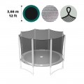 Rete tessile per trampolino Ø 366 con cinghie Rete tessile per trampolino Ø 366 con cinghie