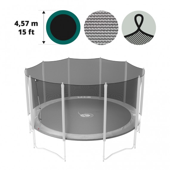 15ft trampoline net with straps