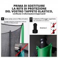 Rete tessile con cinghie per tappeto elastico 490