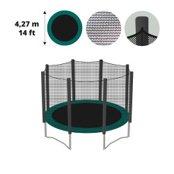 Rete tessile con fettucce per tappeto elastico Ø 427