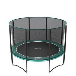 Tappeto elastico Booster Black 360 con rete di protezione Premium