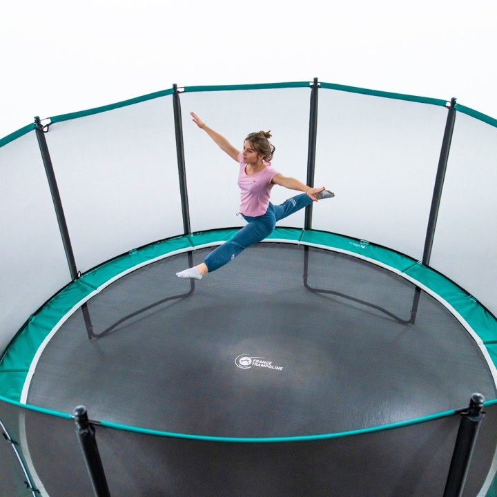 Tappeto elastico Boost'Up 490 con rete di protezione Premium