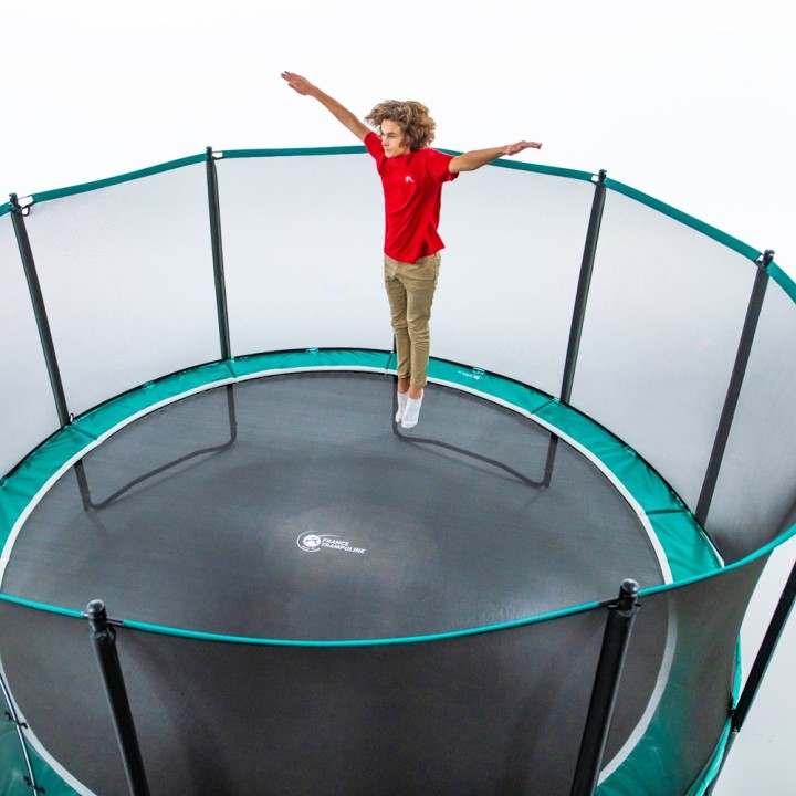 Tappeto elastico Boost'Up 490 con rete di protezione Premium