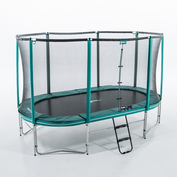 Trampoline Ovalie 360 avec filet Premium