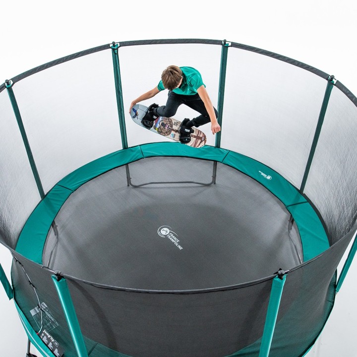 Tappeto elastico Jump'Up 430 con rete di protezione