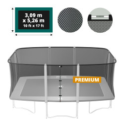 Rete di sicurezza per tappeto elastico rettangolare Apollo Sport 500