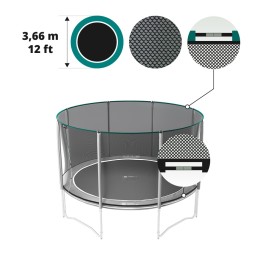 Rete tessile PREMIUM per tappeto elastico 360 