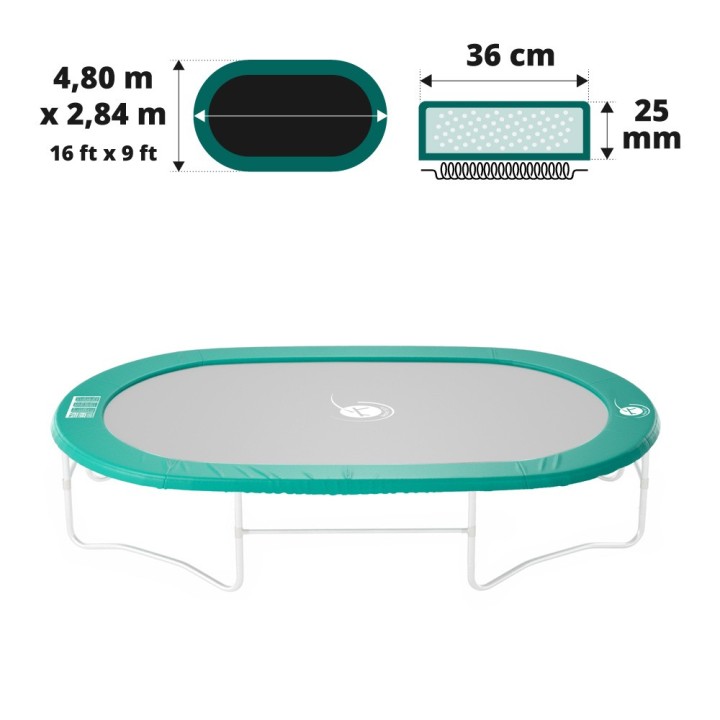 Cuscino di protezione Ovalie 490