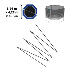 Juego de arcos de fibra de vidrio para Octopulse 360 - red de Ø12 mm