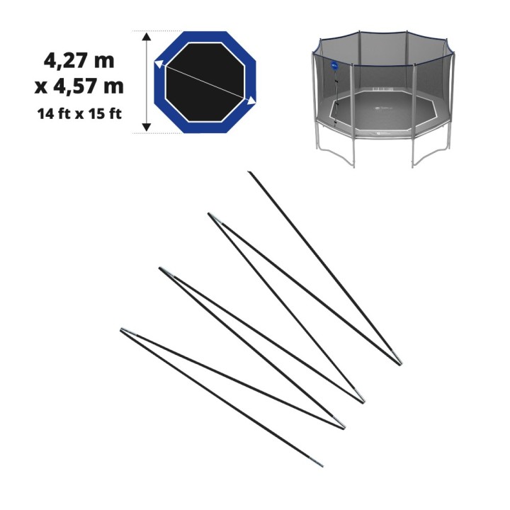 Set di archetti in fibra di vetro per Octopulse 460 - Ø12mm netto