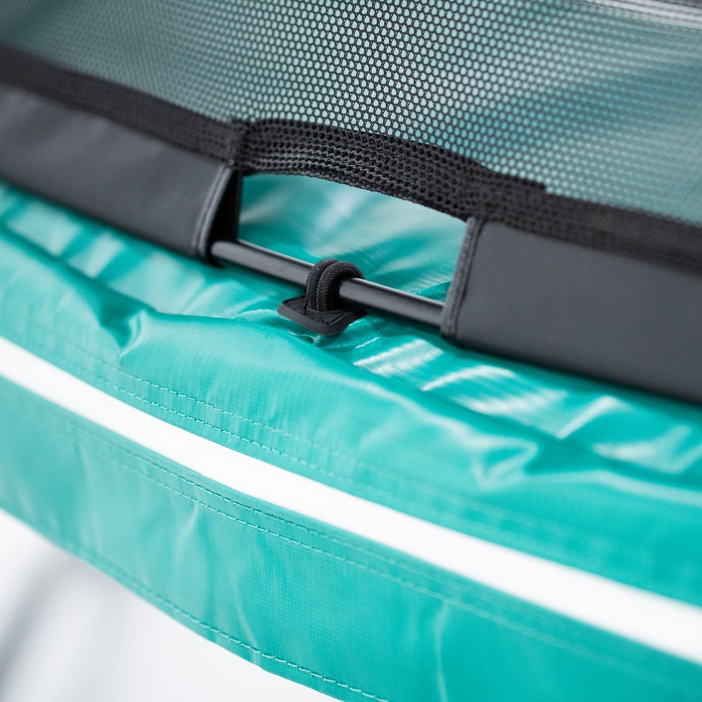 Kangui RALLI 250 Trampolino Rotondo Con Rete Di Sicurezza - Completo Di Scala, Telo E Kit Ancoraggio - Per Giardino