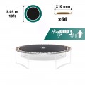 Telo salto tappeto elastico Ø 305 - 66 molle 210 mm Telo salto tappeto elastico Ø 305 - 66 molle 210 mm