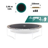 Telo salto tappeto elastico Ø 396 - 88 molle 230 mm