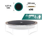 Telo salto tappeto elastico Ø 427 - 96 molle 230 mm