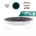 Telo salto tappeto elastico Ø 457 - 110 molle 230 mm Telo salto tappeto elastico Ø 457 - 110 molle 230 mm