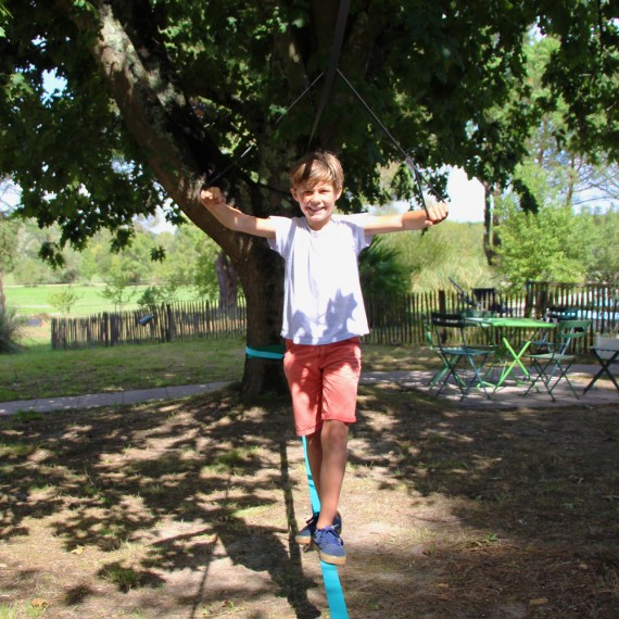 Slackline avec kit d'apprentissage Slackline avec kit d'apprentissage