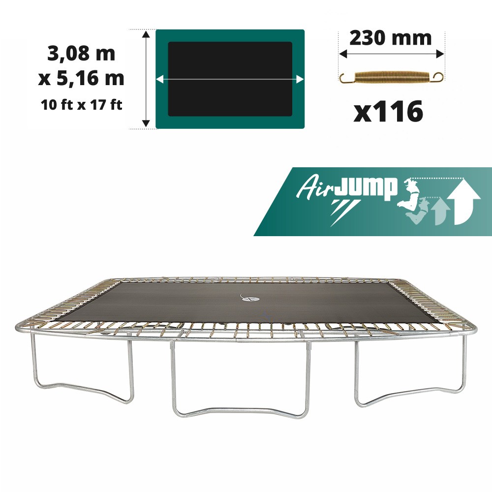 Tappeto Di Ricambio Per Trampolino | Diametro 6-16 Piedi | Materiale PP Resistente | Con Occhielli Per Molle