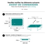 Toile de saut pour trampoline Apollo Sport 500- Air Jump