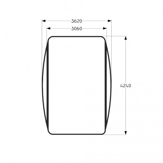 Telo da salto per tappeto elastico Apollo Sport 400 - Air Jump