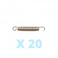 Lotto di 20 molle da 180 mm Gold