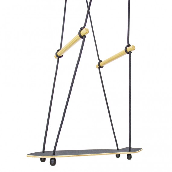 Altalena di pattini per corso di slackline ninja