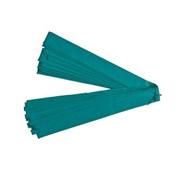 Rivestimento verde Ø25 mm per rete con fascette superiori