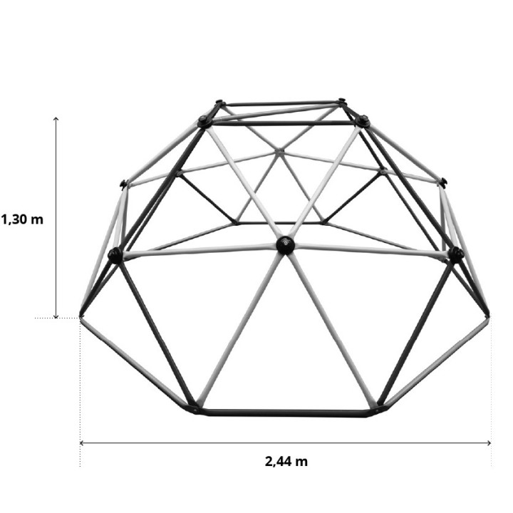 Cupola d'arrampicata 2,50 metri per bambini