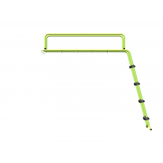 Barre per scimmie per cupola d'arrampicata 2.50 m