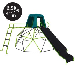 Parco giochi con cupola di arrampicata 2.50 m