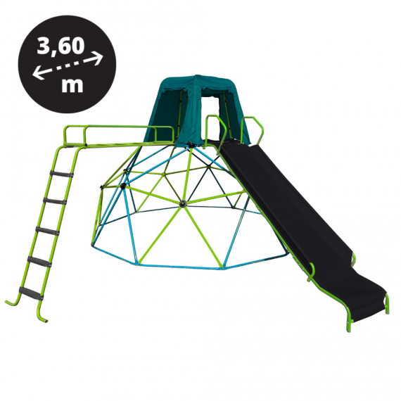 Parco giochi con cupola di arrampicata 3.60 m