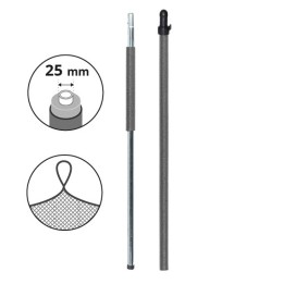 Montante completo Ø25 mm per tappeto elastico 250