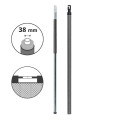 Montante completo Ø38 mm per rete con arco in fibra di vetro per tappeto elastico 360 o più Montante completo Ø38 mm per rete con arco in fibra di vetro per tappeto elastico 360 o più