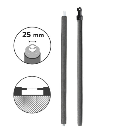 Montante completo Ø25 mm per tappeto elastico Start'Up 180 e 250