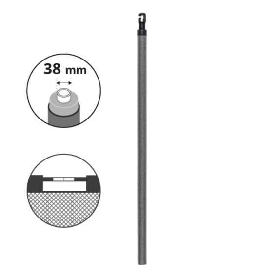 Montante superiore Ø38mm per rete trampolino 360 e più