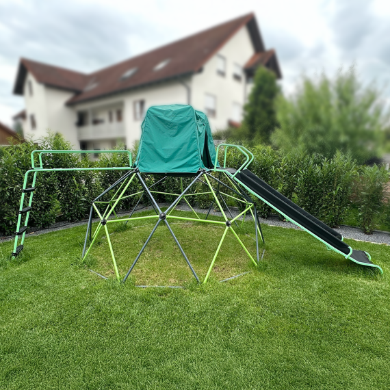 Parco giochi con cupola di arrampicata 2.50 m