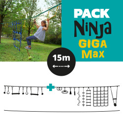 Percorso Ninja + Slackline  Percorso Ninja + Slackline