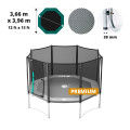 Rete con pali per Octopulse 390 Premium verde