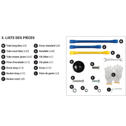 Ricambi per cupola da arrampicata 1m80