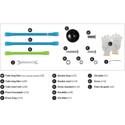 Ricambi per cupola da arrampicata 3m00