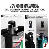 Rete tessile Premium per tappeto elastico 390