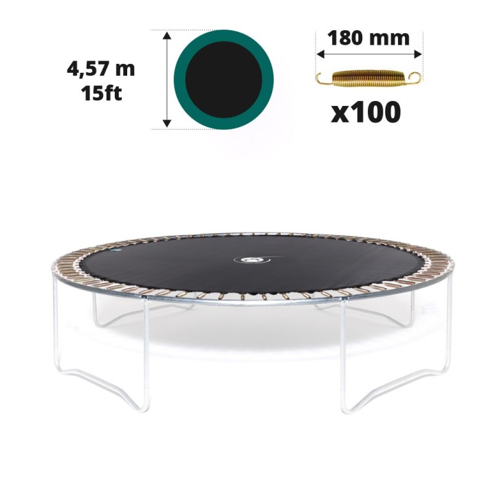 Telo salto tappeto elastico Ø 457 - 100 molle 180 mm